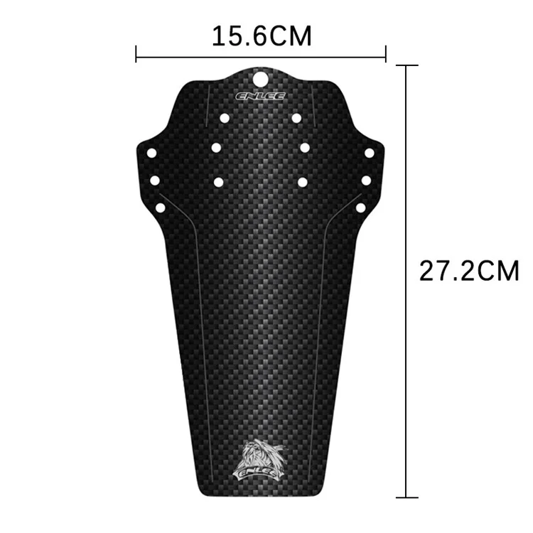 Enlee Bike Fender Mtb Mud Guard Avant Et Arrière Garde De Boue PORTABLE PORTABLE DESIGNEMENTS BILLE Fender Fild - Éclair