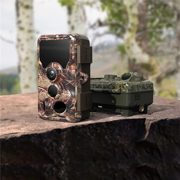 SJCAM M50 2.33-inch HD Screen Infrared Camera Animal Sports Camera Outdoor IP65 Waterproof Surveillance Hunting Camera - Dried Leaf Green