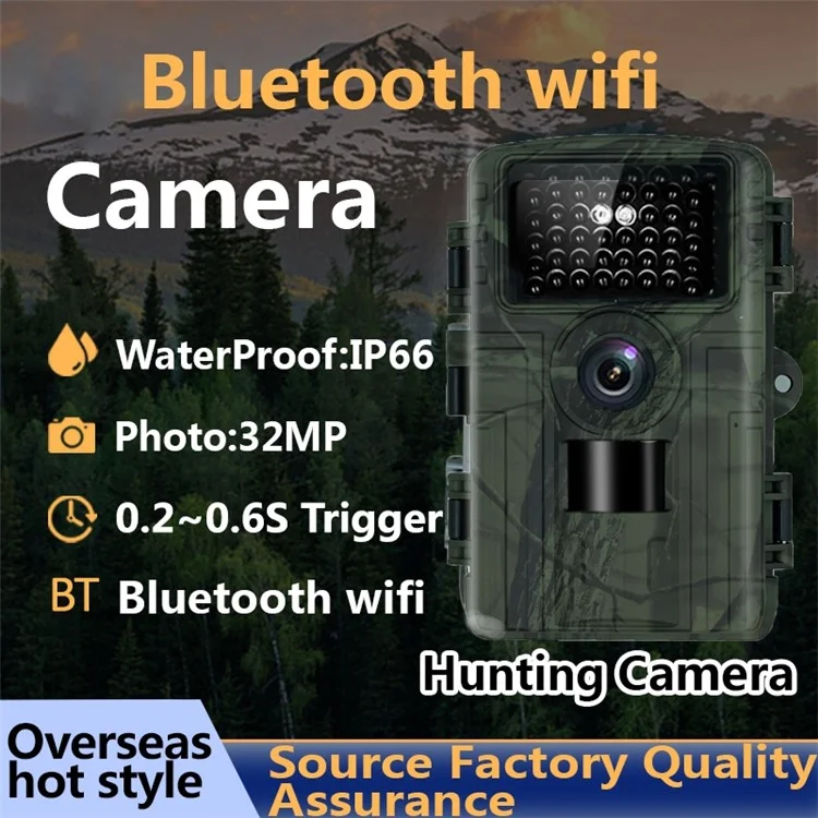 PR5000 2,0 Pouces Caméra de Chasse Extérieure 1080p HD Adventure Extérieure Imperméable Mini Cam