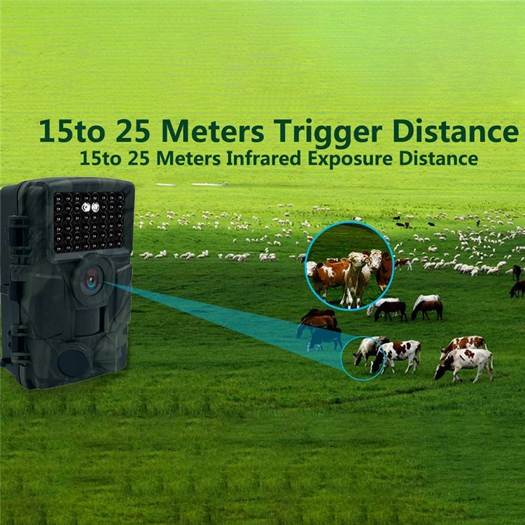 PR4000 Outdoor Mini Bluetooth-compatible WiFi Hunting Camera 1080P Waterproof Adventure 32MP Camera with Built-in 3 Sensors