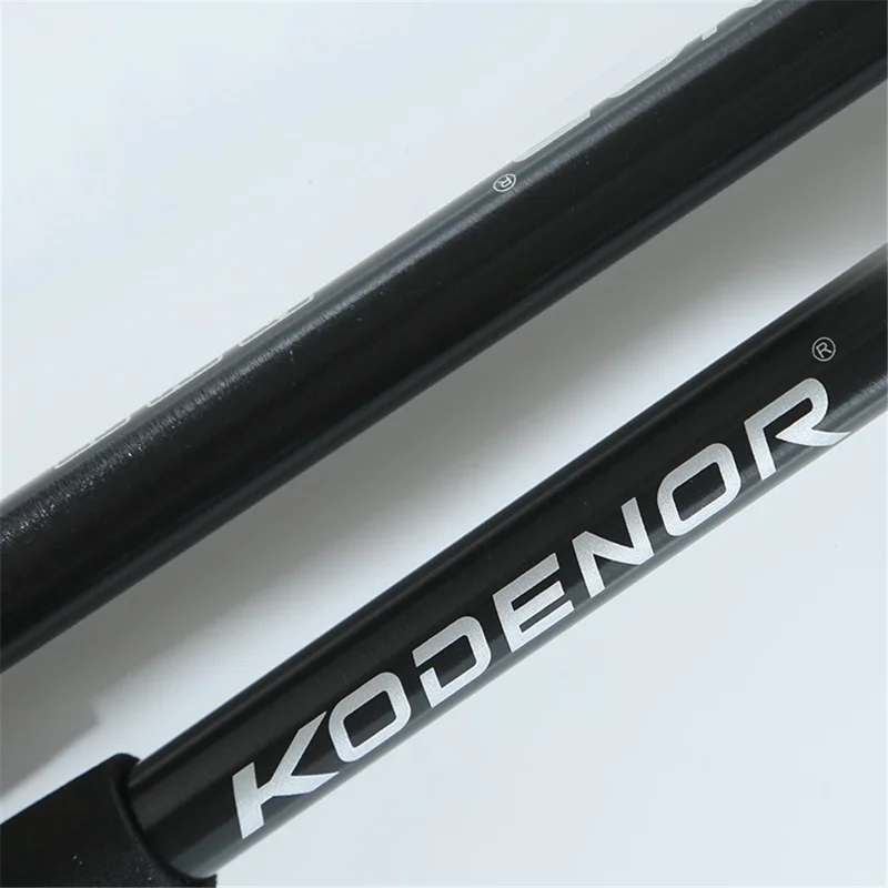 KODENOR 2Pcs Telescopic Walking Stick High-Strength Carbon Fiber 3-Section Trekking Pole for Children, 52-110CM - Grey