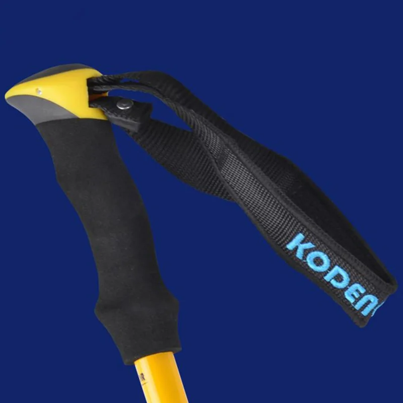 KODENOR 2Pcs Outdoor Trekking Pole Camping 5-Section Aluminum Alloy Walking Stick for 170-190CM Height - Green