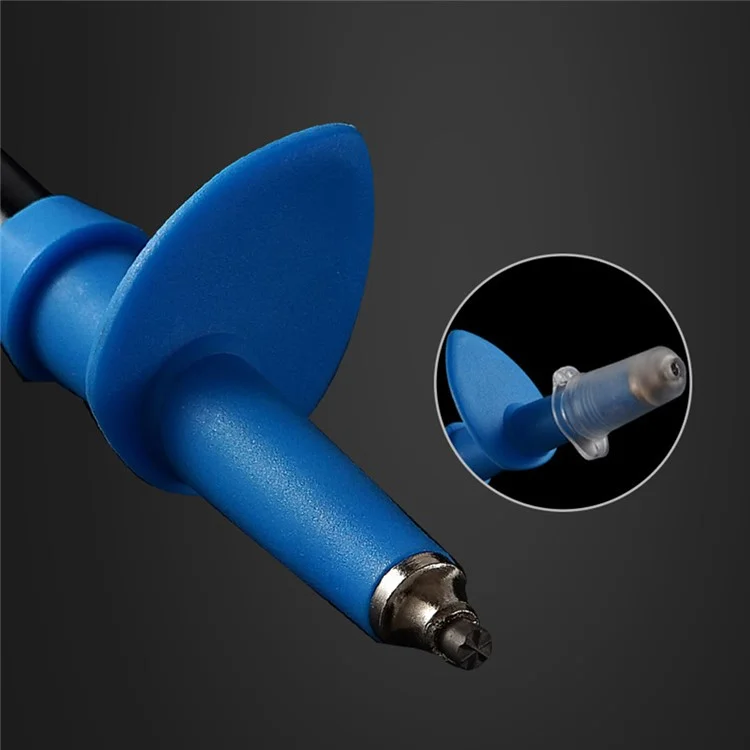 CLS 110-125cm Adjustable Folding Trekking Poles Aluminum Alloy 4-Section Telescopic Ultralight Walking Stick - Blue