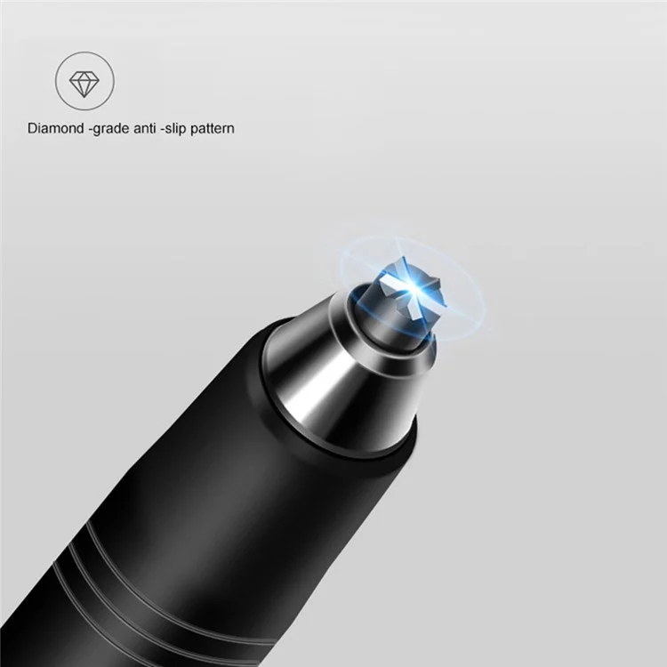 NECASIL N82 Bâton de randonnée en alliage d'aluminium à 5 sections, idéal pour le camping en extérieur, 32-125CM, pliable - Noir