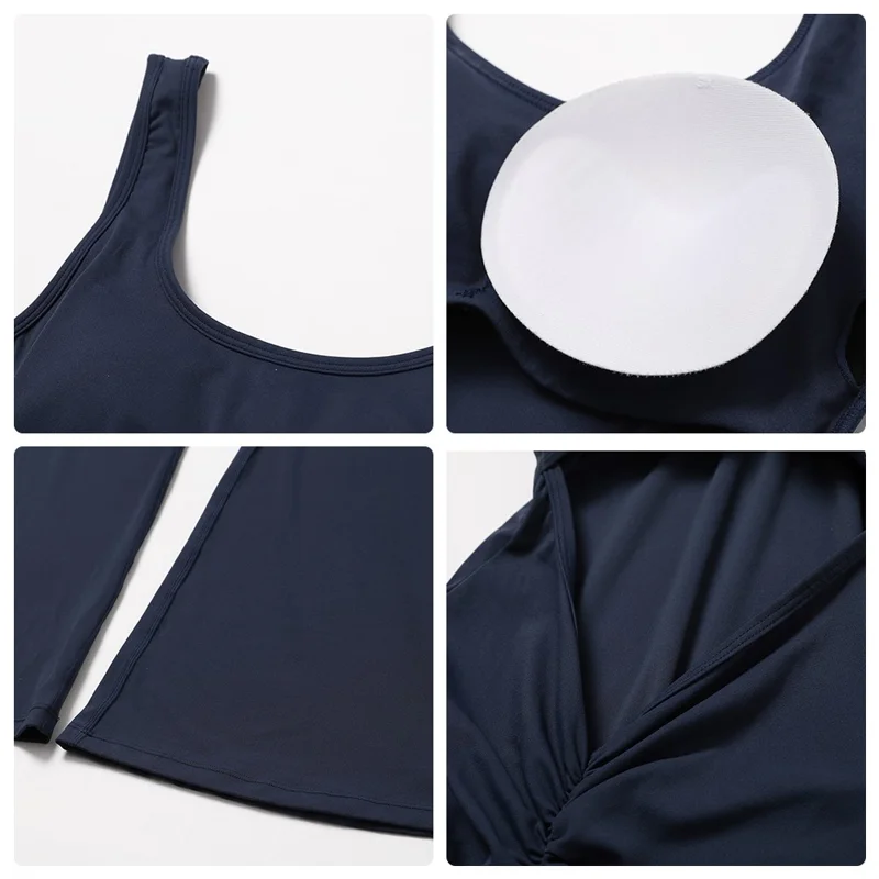 8260 Women Yoga Rompers Workout Sleeveless Sport Romper Seamless Sexy Jumpsuits - Grey / M