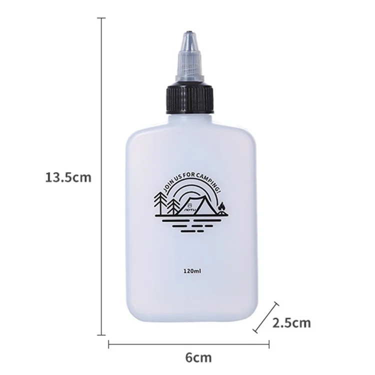 HALIN 5PCS Mini Squeeze Oil Bottles 120ml Liquid Containers for Camping BBQ Picnic (BPA-Free, No FDA)