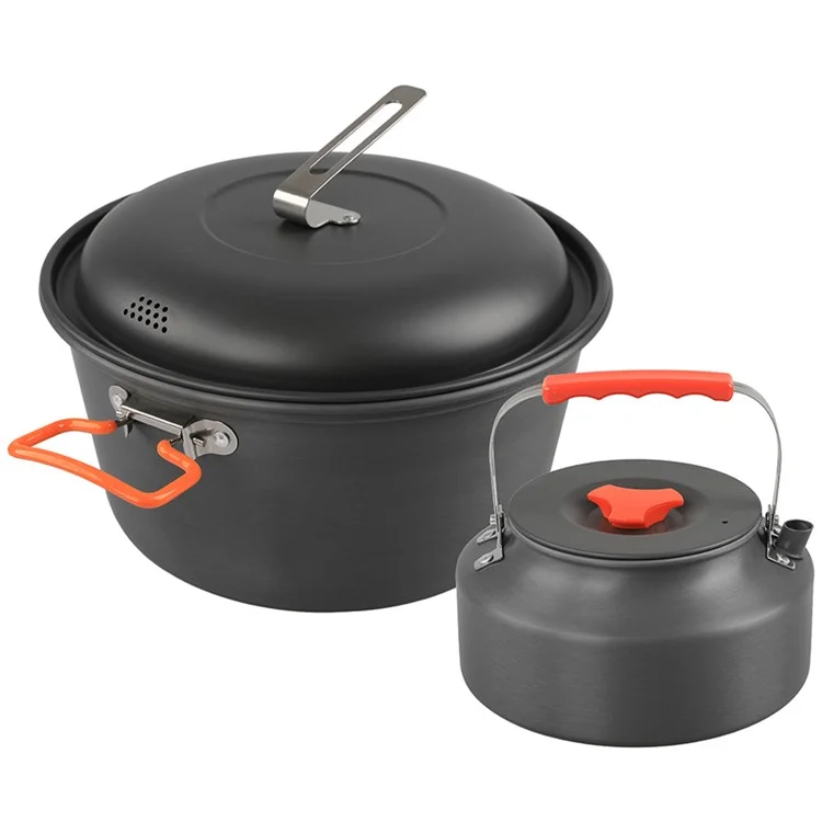 Batterie de cuisine en aluminium AOTU 1,6 L + marmite à vapeur 5,0 L (sans BPA, sans homologation FDA)
