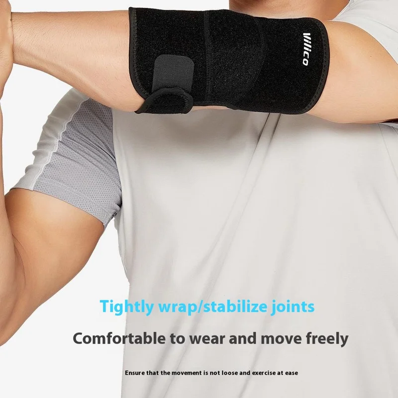 VILICO AB089 Sports Elbow Brace Shock-Absorbed Elbow Wrap Fitness Arm Meniscus Brace Support - Preto