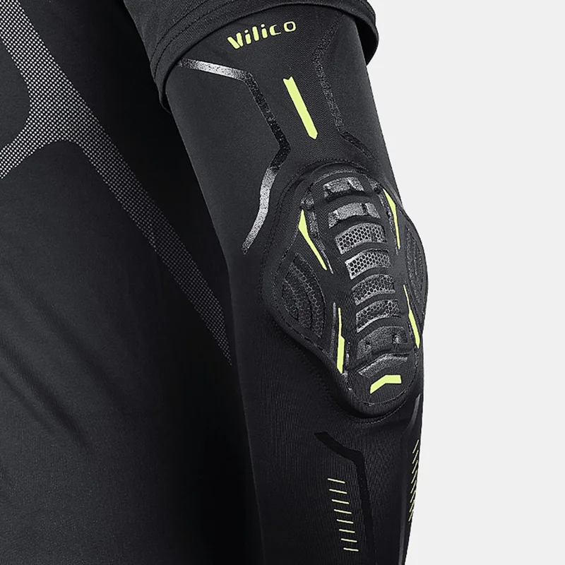 VILICO AB045 Sports Elbow Brace Shock-Absorbed Elbow Wrap Summer Fitness Arm Brace Support - Black / M