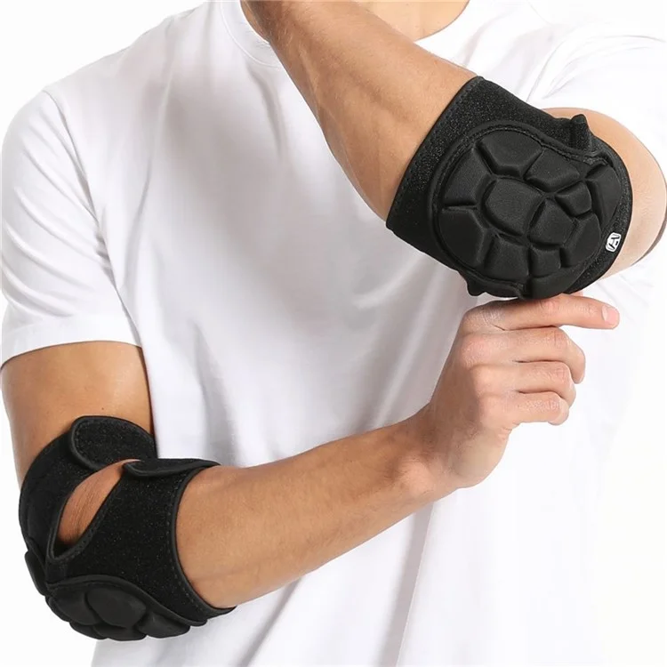 Wosweir EL0220 Absorbé de Fitness Absorbée Elbow Représentant Protector Sports Protective Gear - S