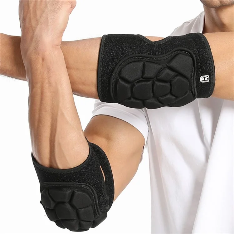 Wosweir EL0220 Absorbé de Fitness Absorbée Elbow Représentant Protector Sports Protective Gear - S