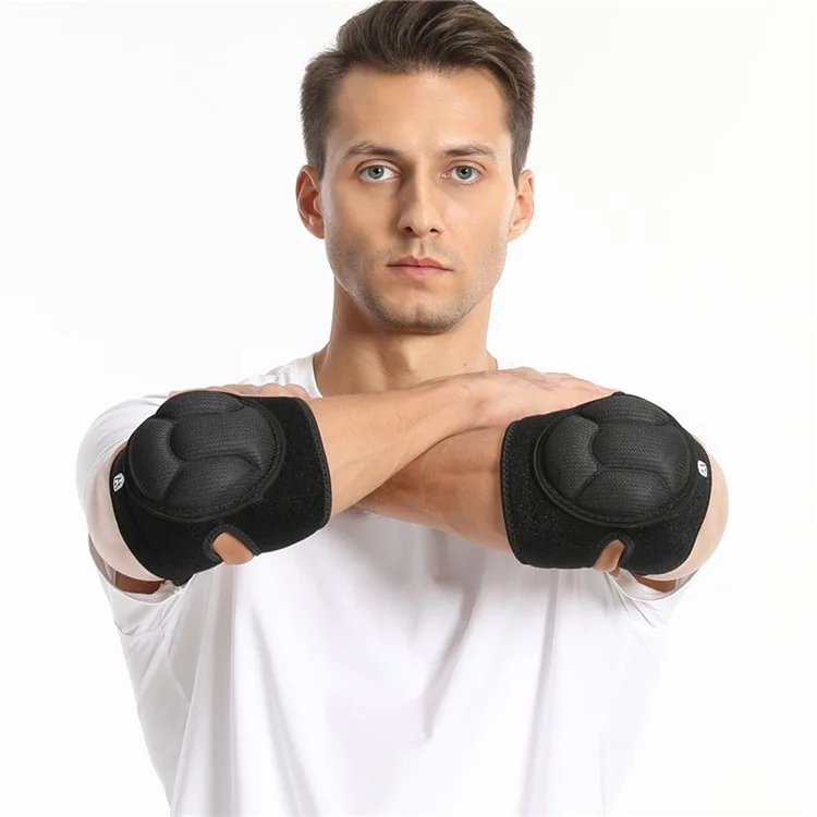 Wosweir El0219 2pcs Turtle Shelne en Forme de Coude Rembourré Protector-absorbed Sports Protection Gear - S