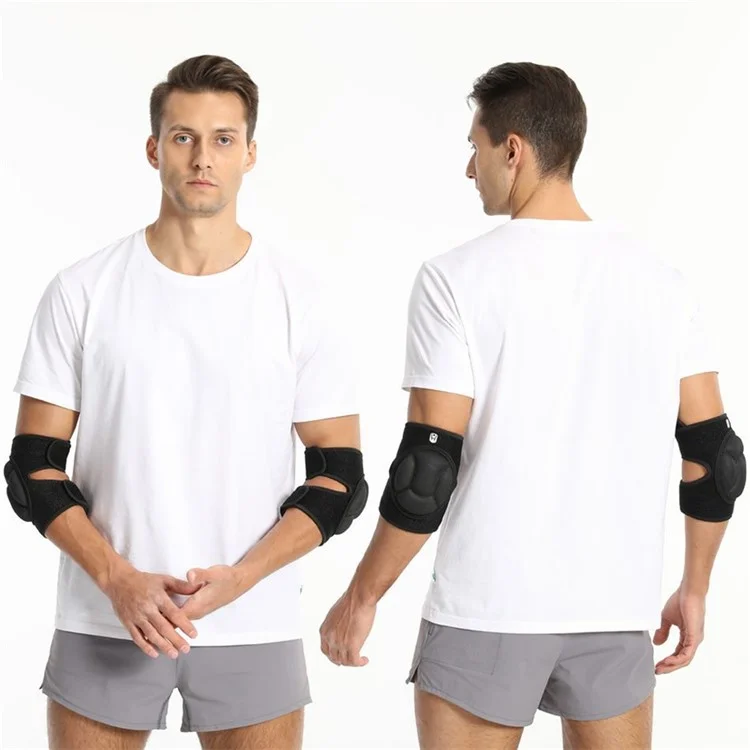 Wosweir El0219 2pcs Turtle Shelne en Forme de Coude Rembourré Protector-absorbed Sports Protection Gear - S