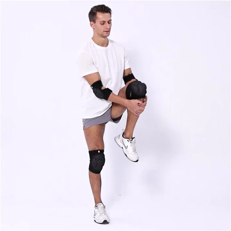 Wosweir El0219 2pcs Turtle Shelne en Forme de Coude Rembourré Protector-absorbed Sports Protection Gear - S