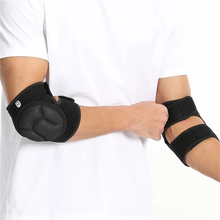 Wosweir El0219 2pcs Turtle Shelne en Forme de Coude Rembourré Protector-absorbed Sports Protection Gear - S