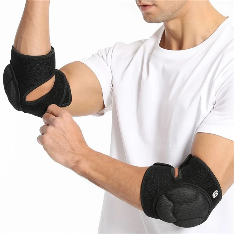 Wosweir El0219 2pcs Turtle Shelne en Forme de Coude Rembourré Protector-absorbed Sports Protection Gear - S