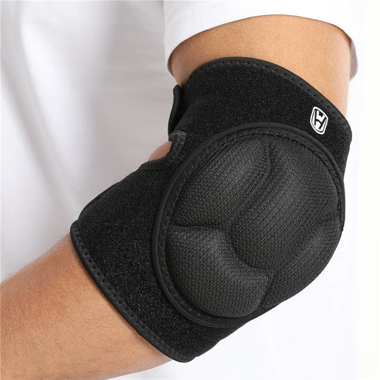 Wosweir El0219 2pcs Turtle Shelne en Forme de Coude Rembourré Protector-absorbed Sports Protection Gear - S