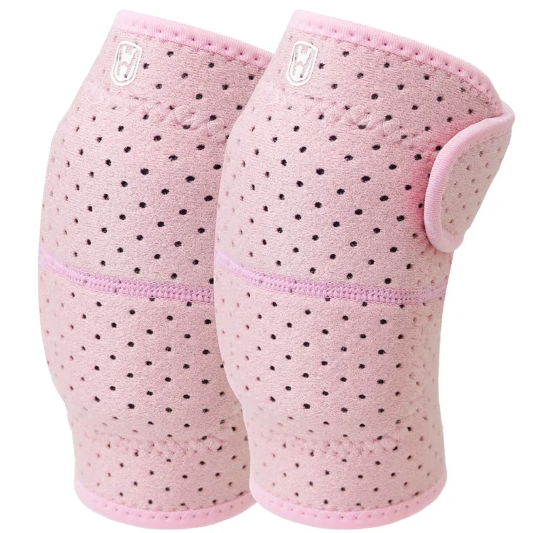 Wosweir El0231 2pcs Rose Fitness Fitness Coude Knee Compression Protecteurs Protecteurs de Protection Sportive - S