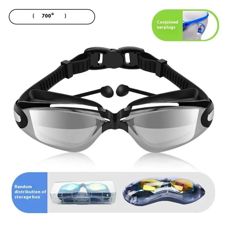Men Women Anti-Fog Myopia Swimming Goggles for Nearsighted Swimmers Swimming Glasses - 700 Degree