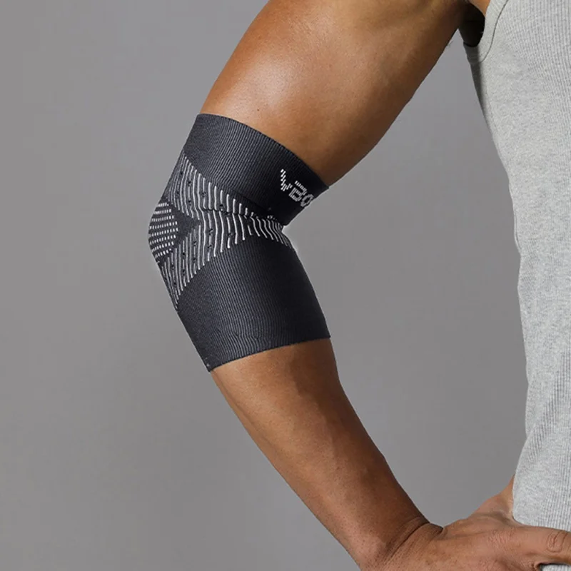 VBOSI 1287V 1PC Braccio Gomito L Taglia, 23-28cm Manica di Compressione per Artrite, Allenamenti, Riduce il Dolore Articolare - Blu