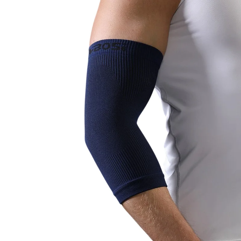 VBOSI 7977V 1PC Elbow Support Brace L Size, 28-32cm Sports Compression Sleeve Basketball Arm Protector - Dark Blue