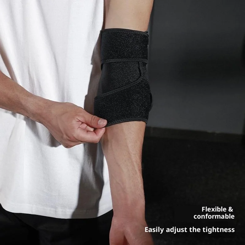 VBOSI 2338V 1Pc Adulte Soutien de Coude pour Entraînement de Basket-ball Protection des Articulations Manchon de Compression de Coude