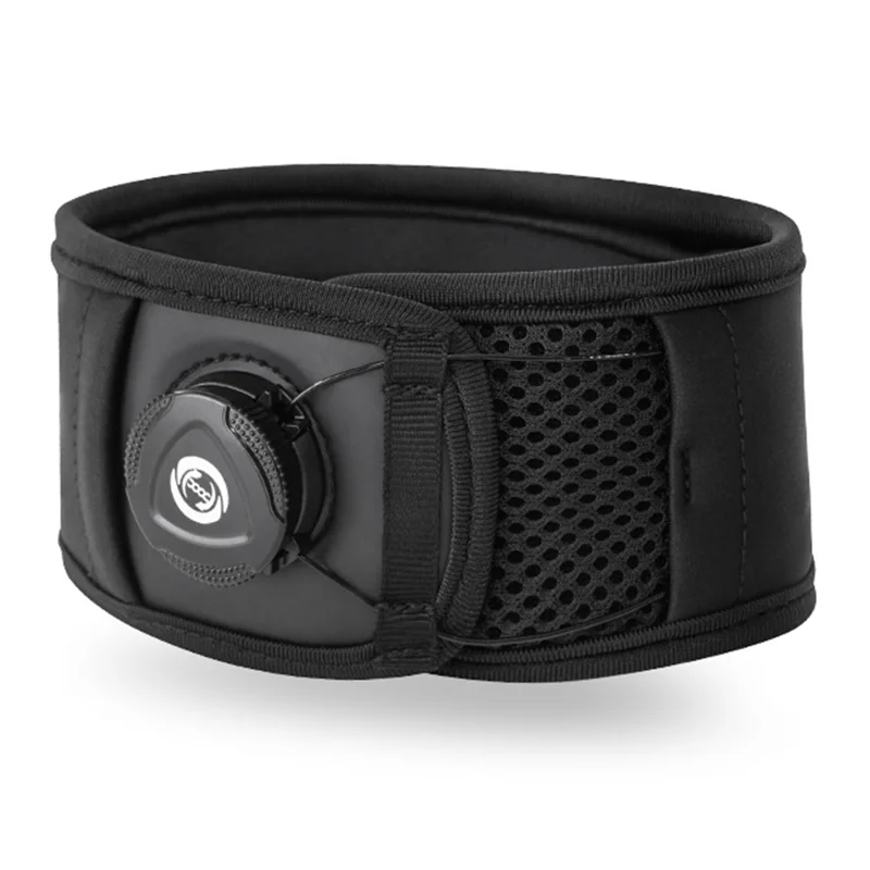 GOUNOD HS013 1 szt. Opaska na łokieć z regulowanym śrubokrętem do sprężania, opaska podpierająca ramię, opaska na łokieć z wbudowaną podkładką silikonową - Czarny M