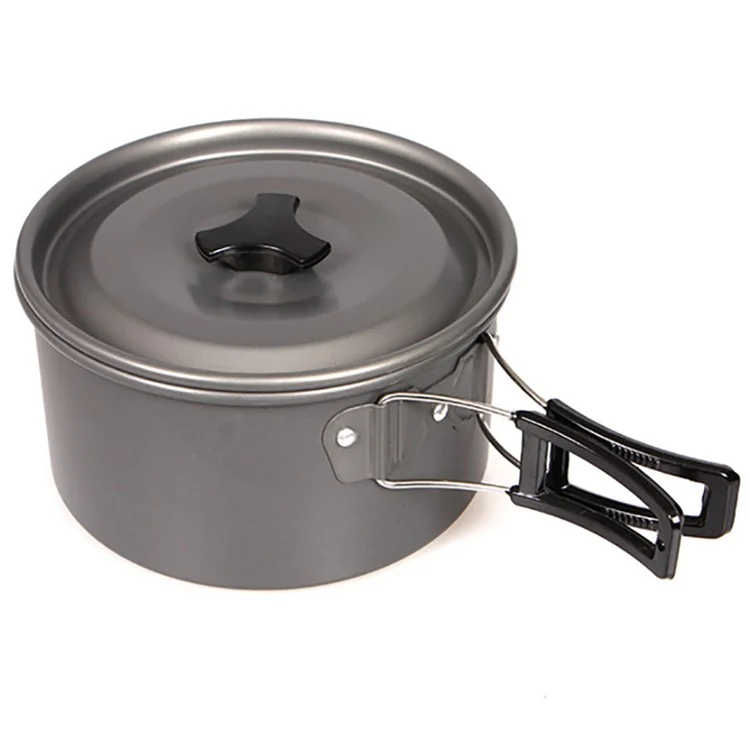 HALIN Panela de Cozinha Utensílios de Cozinha Camping Piquenique Panela Externa Chaleira Mochileiro Equipamento (Livre de BPA, Não Certificado pela FDA), Tamanho: M