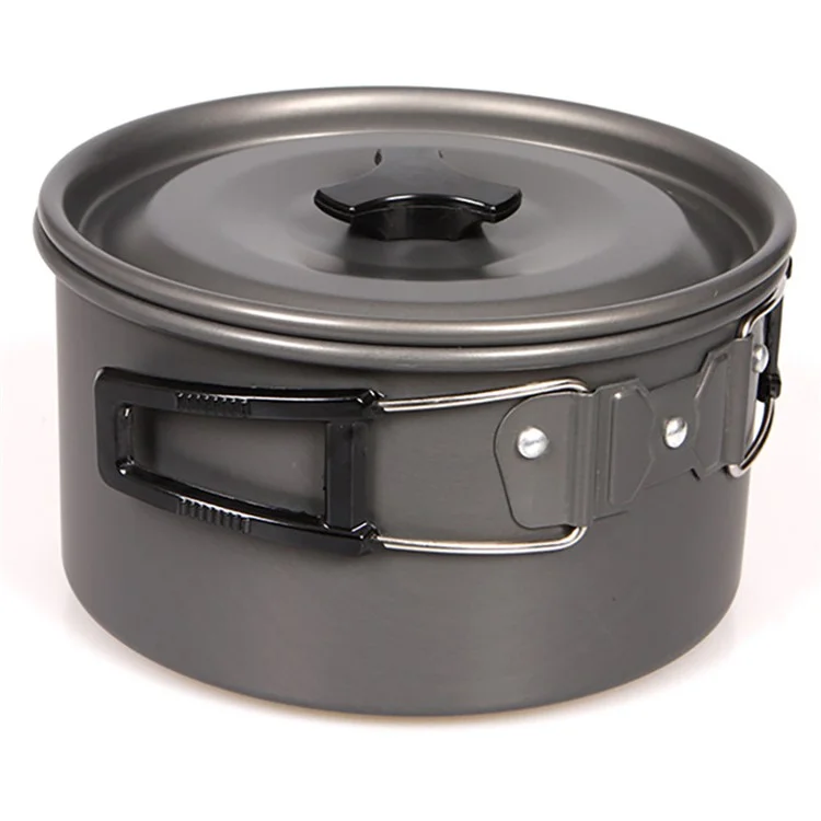 HALIN Panela de Cozinha Utensílios de Cozinha Camping Piquenique Panela Externa Chaleira Mochileiro Equipamento (Livre de BPA, Não Certificado pela FDA), Tamanho: M