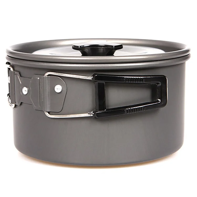 HALIN Panela de Cozinha Utensílios de Cozinha Camping Piquenique Panela Externa Chaleira Mochileiro Equipamento (Livre de BPA, Não Certificado pela FDA), Tamanho: M