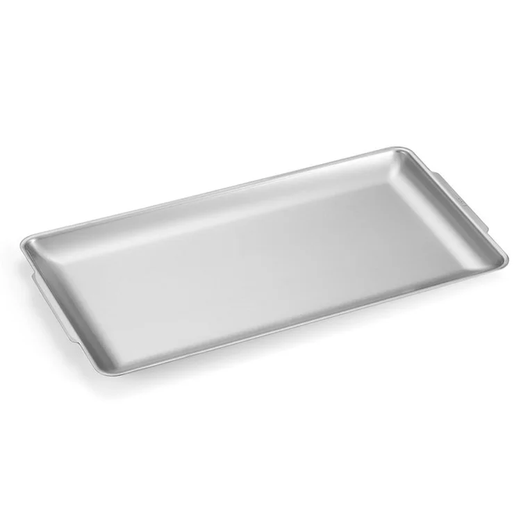 HALIN 3Piezas / Juego de Bandejas de Acero Inoxidable Rectangulares para Alimentos Bandeja de Frutas Bandeja de Servir de Cocina para Hornear (Sin Certificado FDA)