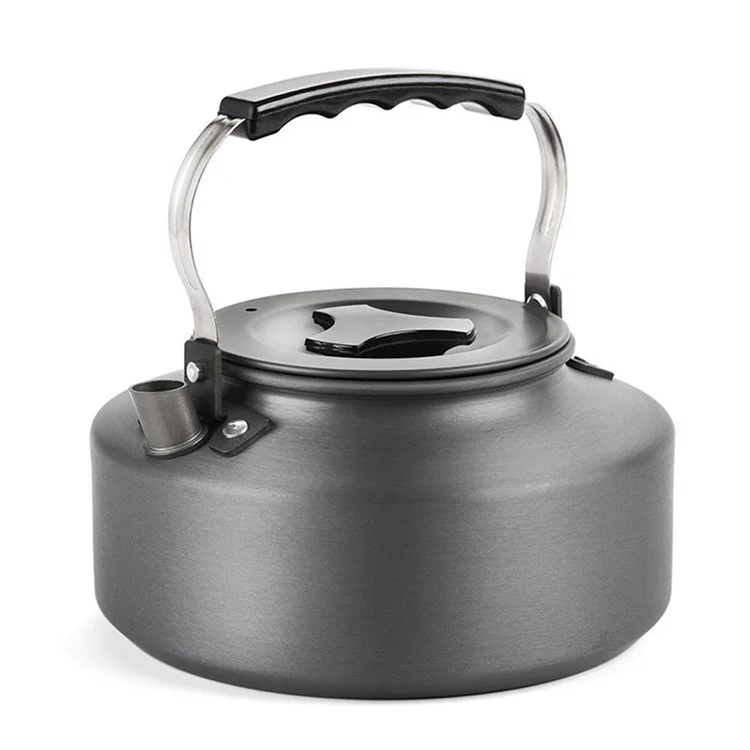 AOTU AT6302 Bouilloire de camping extérieur de 1,1 L en alliage d'aluminium portable, cafetière et théière (sans BPA, sans certification FDA)