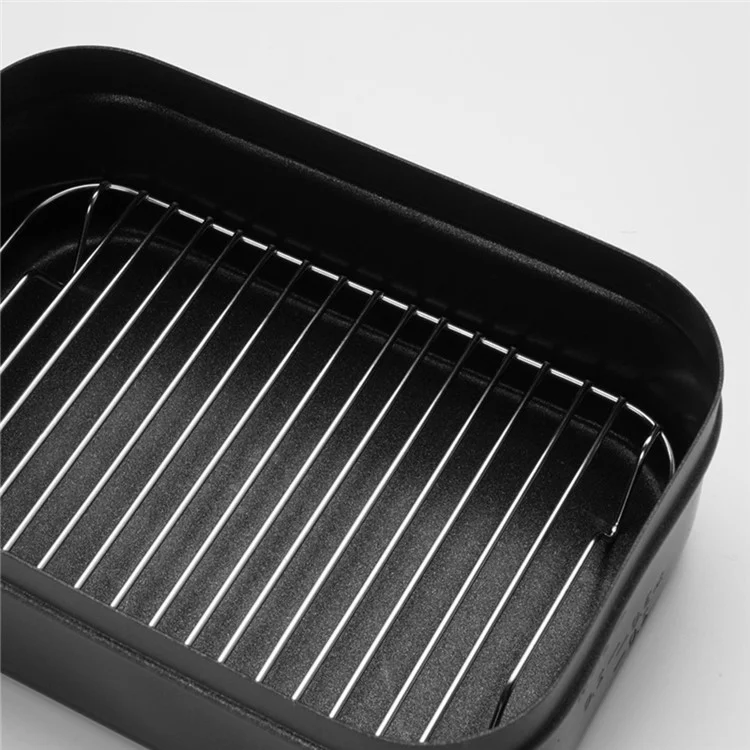 Rack de Cozimento e Vapor de Arroz em Aço Inoxidável, Acessório de Camping, Tamanho L para Caixa de Almoço de 1,4L (Sem Certificação FDA)