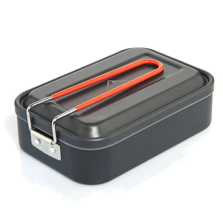 Wididea WSC-301 1000 ml de Lancheira de Alumínio ao ar Livre, Alça Dobrável, Recipiente de Comida (sem FDA, BPA Grátis)