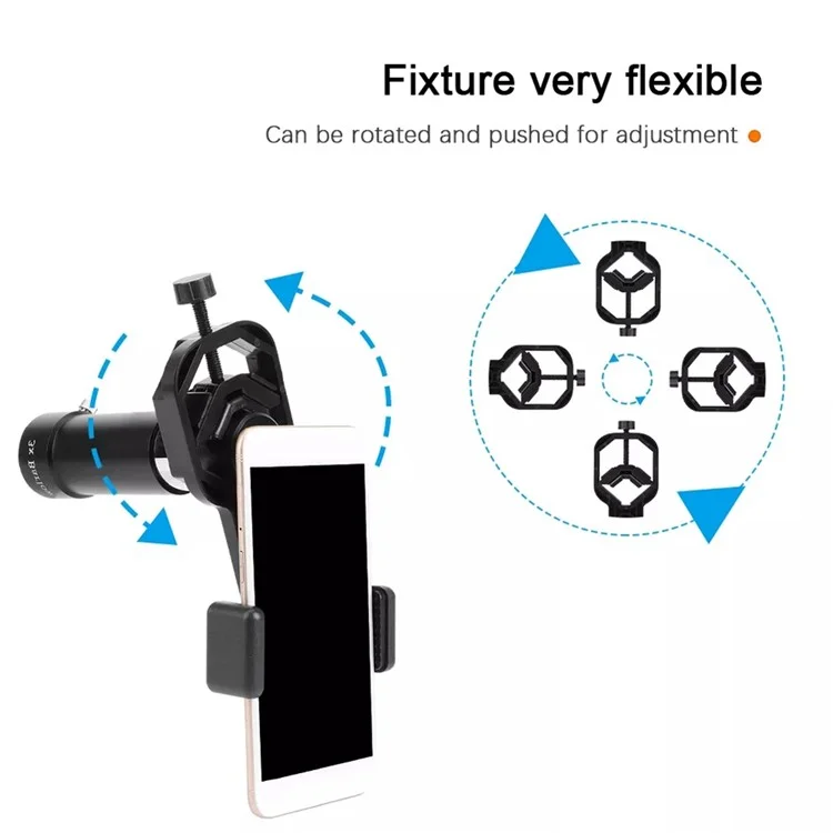 Handy-Adapter-Clip-Halterung Binokularer Monokularer Fleckenbereich Teleskop-Telefonhalter-Halterung