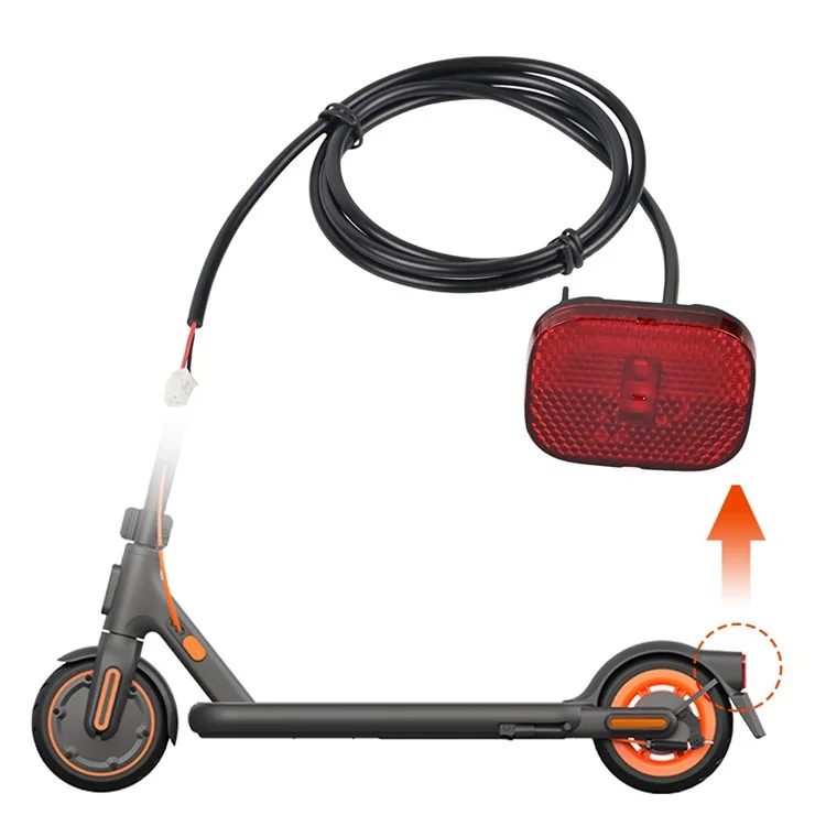 LYP4006-4 Para Xiaomi Electric Scooter 4 Go Luz Traseira de Substituição Luz de Advertência Traseira