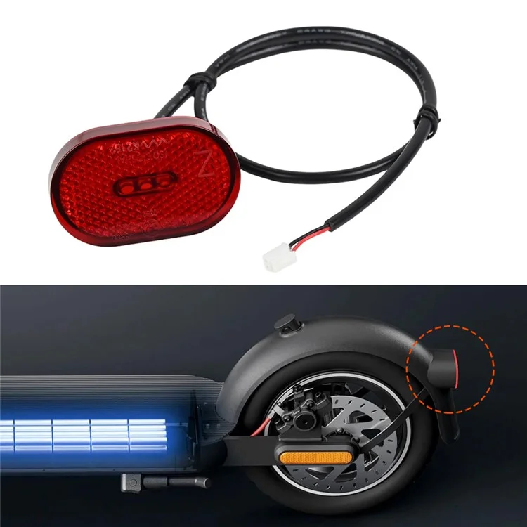 LYP4006-2 Para a Xiaomi Electric Scooter 4 / 4 Lite, Substituição da Luz Traseira, Luz de Segurança e Aviso