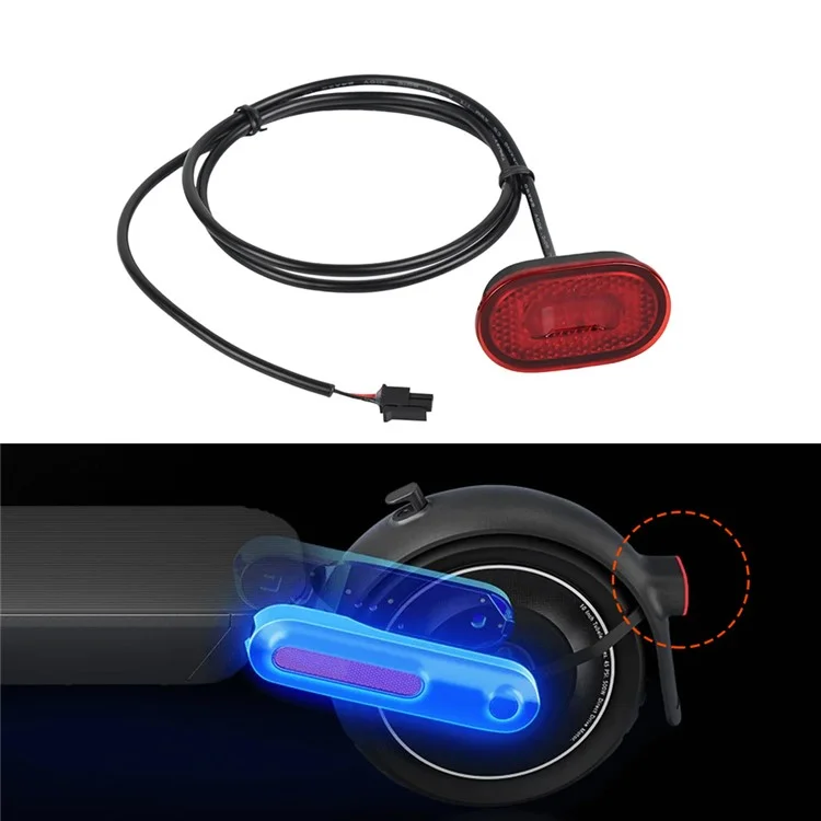 LYP4006-3 Para Xiaomi Electric Scooter 4 Ultra Luz Traseira de Substituição Luz de Aviso Traseira