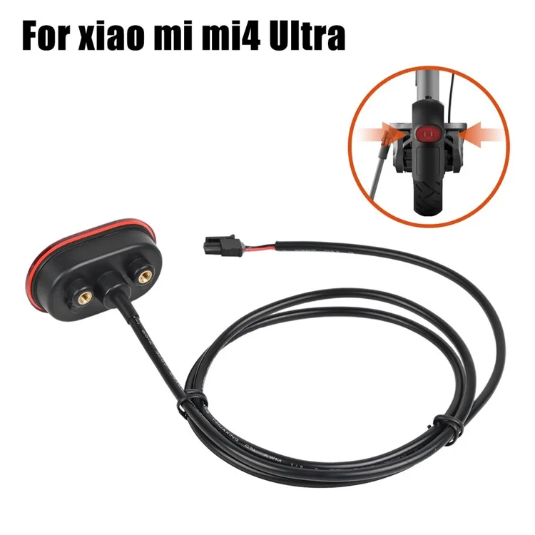 LYP4006-3 Para Xiaomi Electric Scooter 4 Ultra Luz Traseira de Substituição Luz de Aviso Traseira