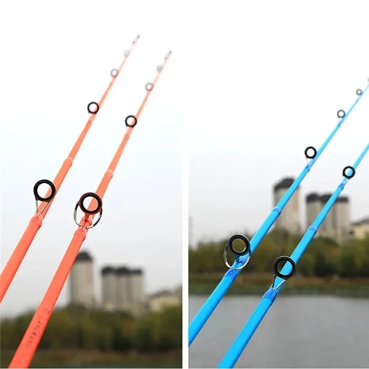 LANGWANG 1.65m Telescopic Fishing Rod M Power Lure Rod Carbon Trout Fishing Pole - Blue / Spinning