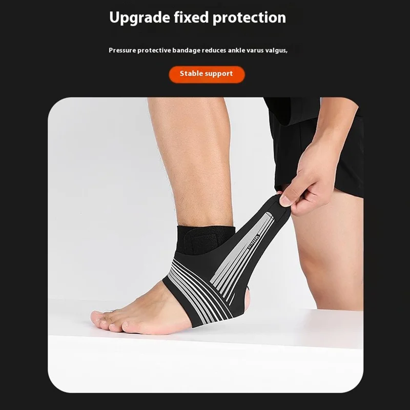 VILICO AB039 Opaska na kostkę z kompresją, regulowana opaska wspierająca kostkę przy skręceniu - różowy / prawa noga / S