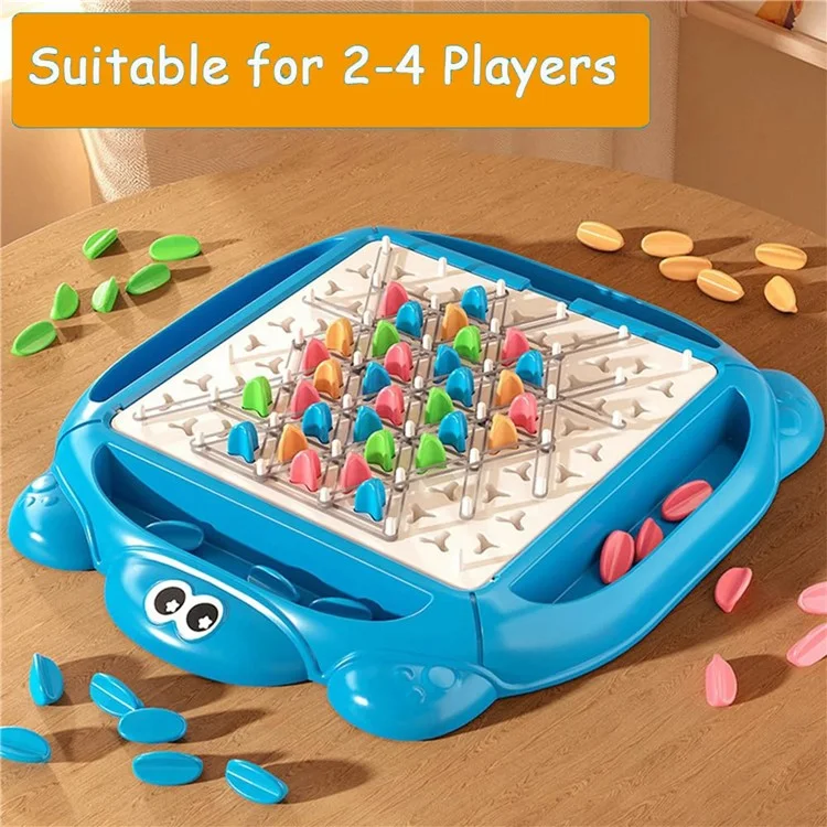 Juego Interactivo de Triángulo de Cadena Tablero de Ajedrez de Triángulo Educativo Rompecabezas Cerebral Juguete Estratégico