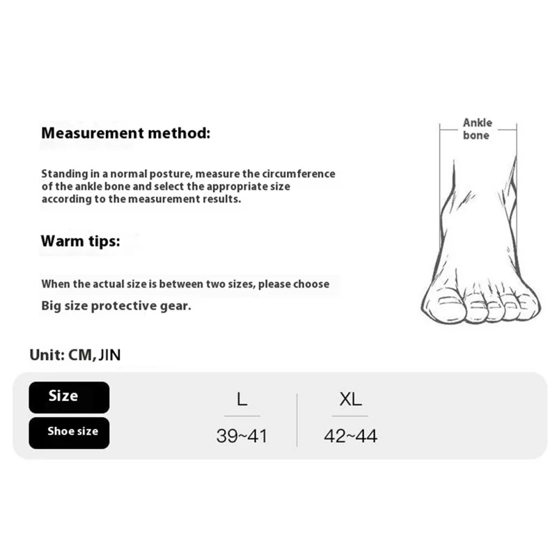 VILICO AB041 Sports Ankle Brace Support Compression Wrap for Sprained Ankle - L / Right