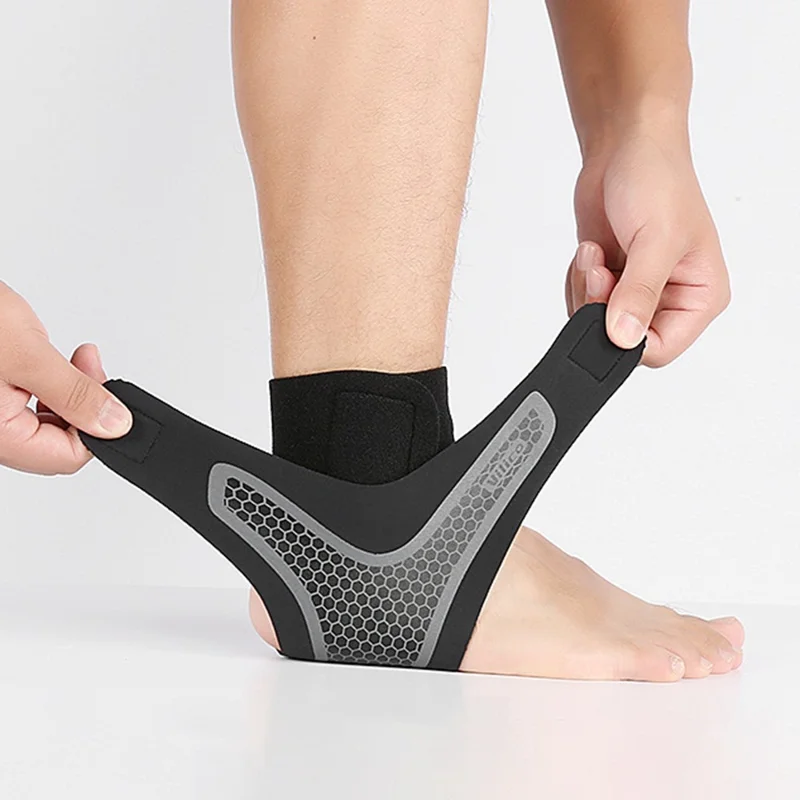 VILICO AB041 Sports Ankle Brace Support Compression Wrap for Sprained Ankle - L / Right