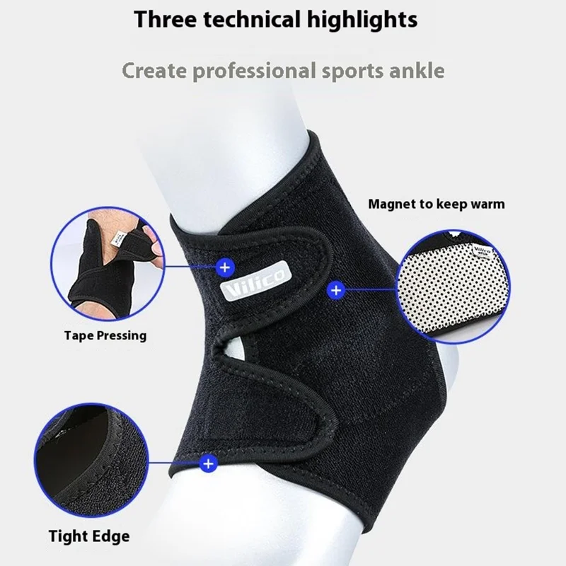 VILICO AB068 Ankle Brace for Sprained Ankle, Ankle Support Compression Wrap for Achilles Tendonitis Relief - Right Ankle