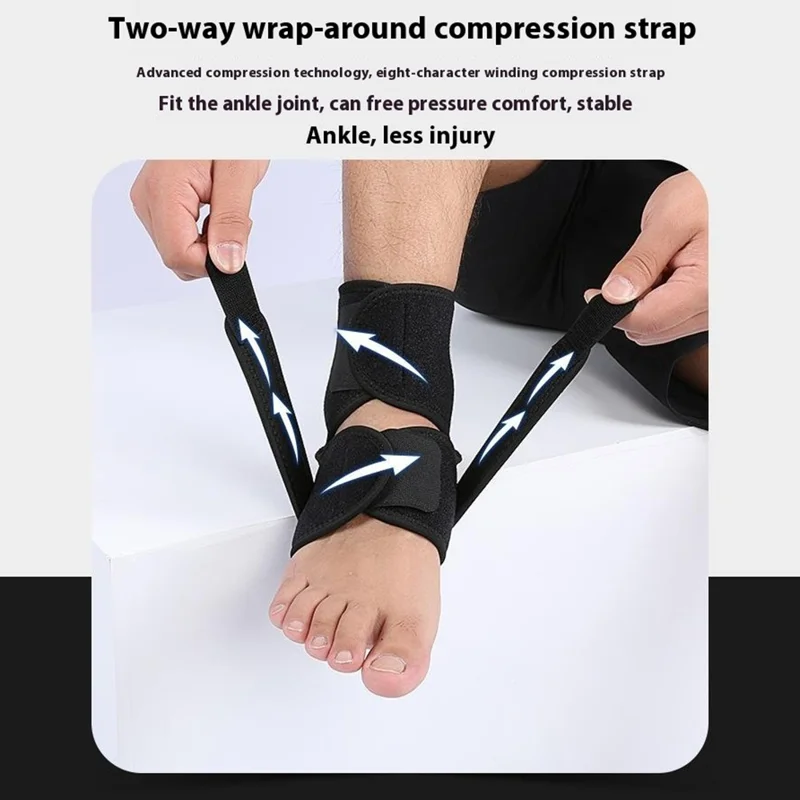 VILICO AB050 Compression Ankle Brace Support Adjustable Wrap for Sprained Ankle