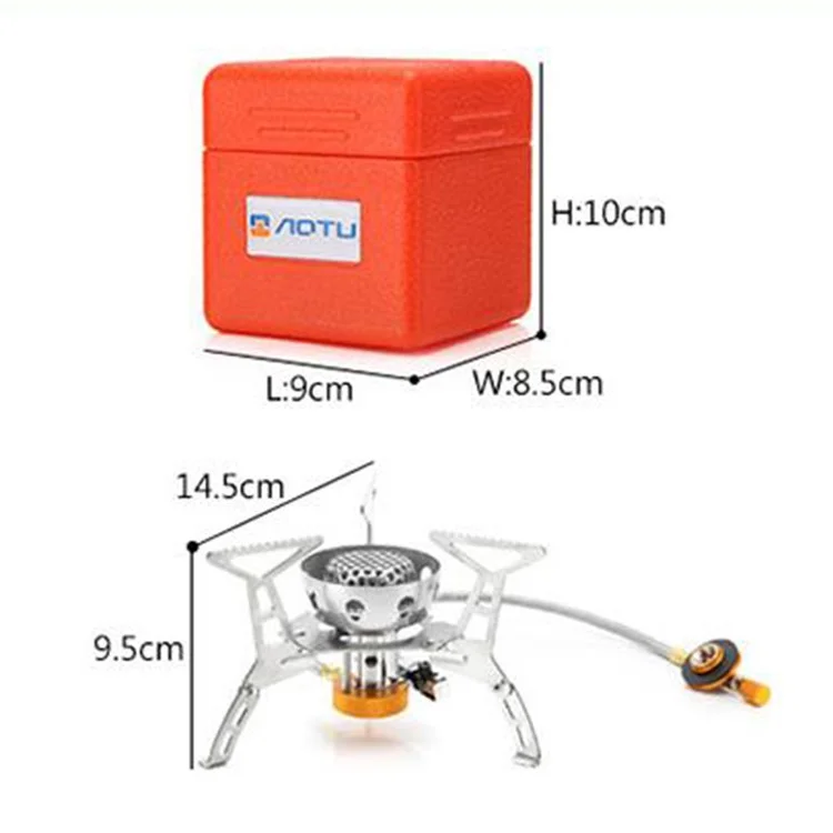 AOTU AT6309-B 3200W Réchaud de camping et de randonnée portable
