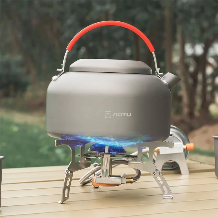 AOTU AT6404 3500W Réchaud de camping Brûleur à gaz Outil de cuisson avec boîte de rangement