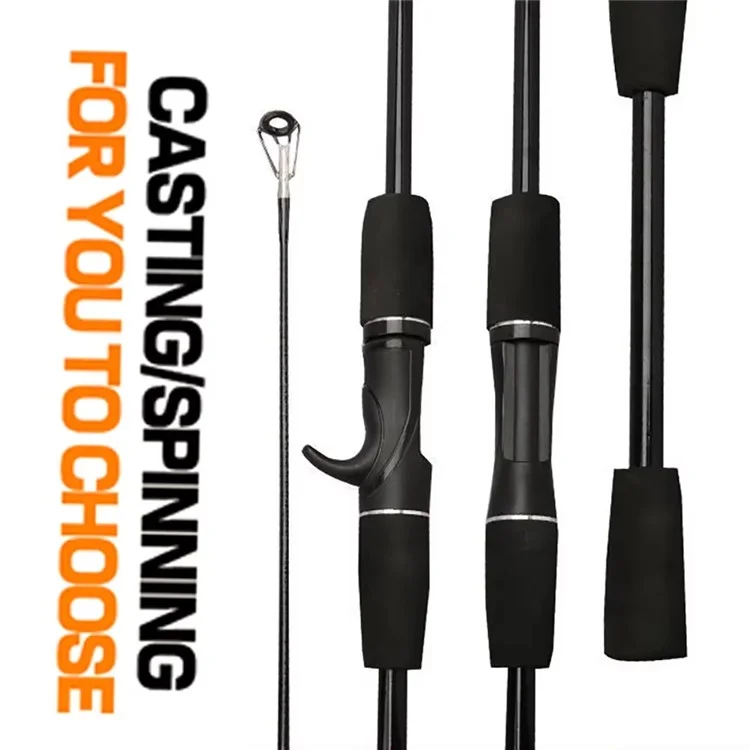 CORALOV 1.8m Fishing Rod Epoxy Resin + Metal + Ceramic Freshwater Saltwater Fishing Pole - Casting Handle