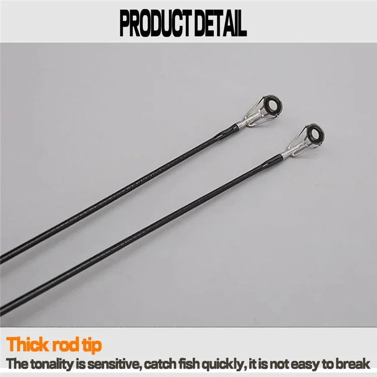 CORALOV 1.8m Fishing Rod Epoxy Resin + Metal + Ceramic Freshwater Saltwater Fishing Pole - Casting Handle